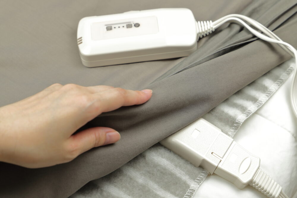 電気毛布のお手入れ方法と安全性について
