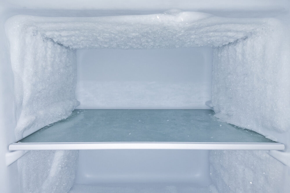 冷凍庫内に霜が付く原因 