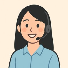 案内役の女性オペレーター