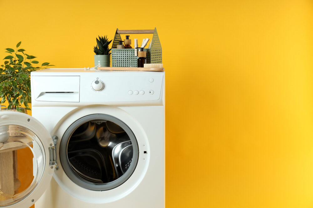 ポップな雰囲気のドラム型洗濯機
