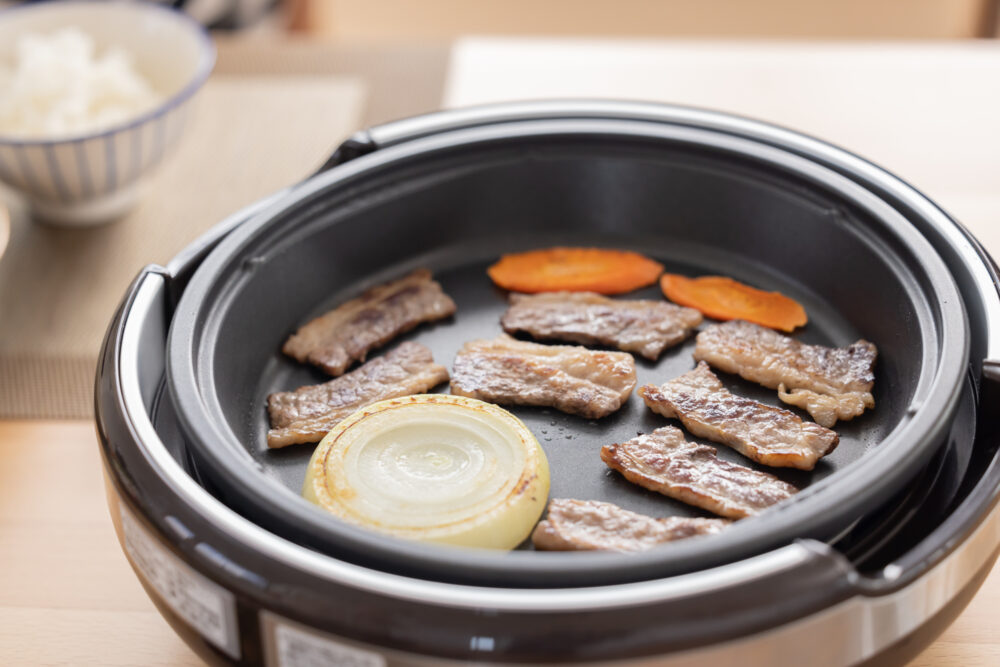 カセットコンロでの焼肉のやり方