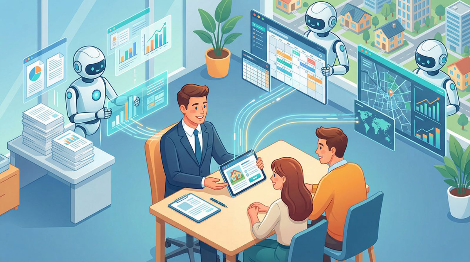 【2026年版】不動産営業のAI活用術｜仕事は奪われる？AIを味方にする方法を解説