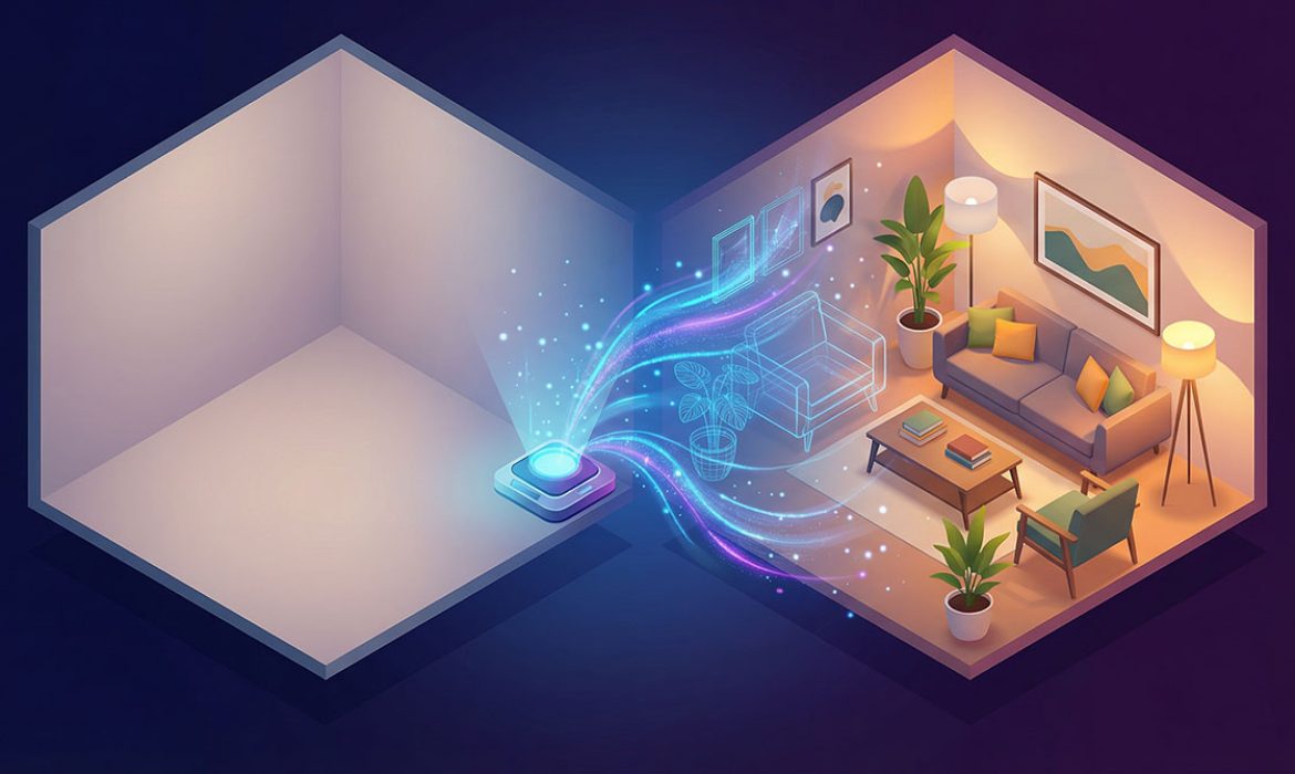 AI×バーチャルステージング|空室写真を「理想の住まい」に変える、営業担当者のための実践テクニック