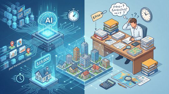 「不動産AI査定」とは？人間が計算するのと何が違うのか、その仕組みと最新活用術