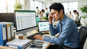 不動産会社の「Excel地獄」をAIで解決する方法｜属人化・タイムラグ・集計ミスをまとめて改善