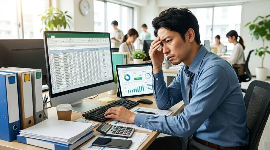 不動産会社の「Excel地獄」をAIで解決する方法｜属人化・タイムラグ・集計ミスをまとめて改善