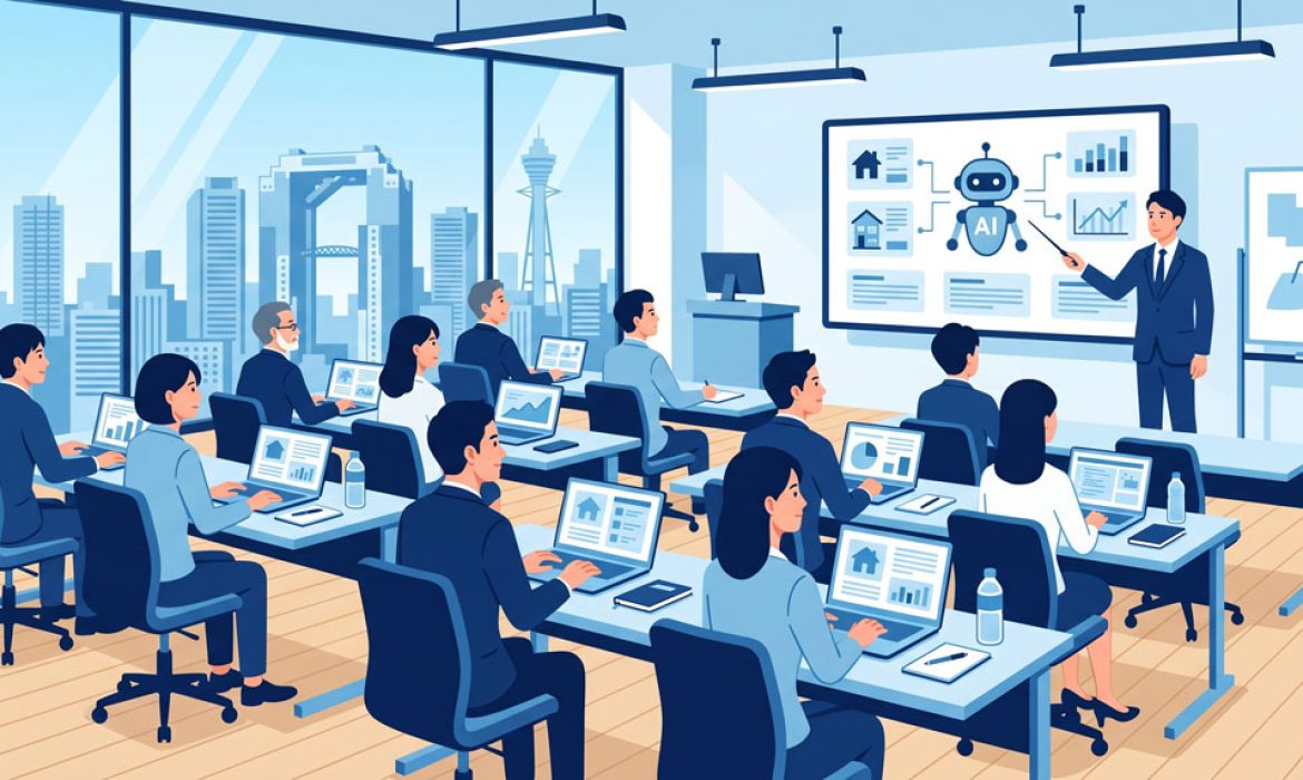 不動産会社の業務にAI研修は必要？｜社内にAIを定着させるための設計と進め方