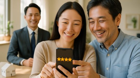 不動産会社の口コミをAIで増やす方法｜Googleレビュー獲得依頼文と返信自動化テンプレート